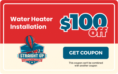 Water Heater Coupon | Straight Up Plumbing & Heating in Pine Bush, NY